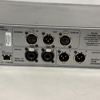 Telos Zephyr X Stream ISDN Codec Digital Audio Transceiver | eBay
