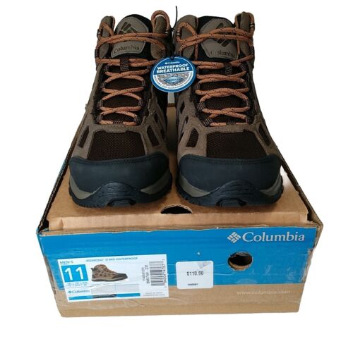 Columbia Redmond III MID wasserdicht Herren dunkelgrau & schwarz Schuhe Stiefel 11 Neu - Bild 1 von 4