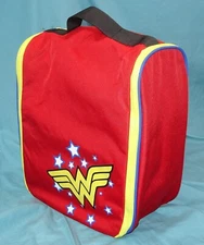 Wonder Woman carry-on = Robe Factory Book Bag Red Yellow Girls Laptop Travel