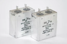 Pair of ITT SEL MP Capacitor MP 03/10/250 f. Klangfilm Amps, 10 MFD / 250 V, NOS