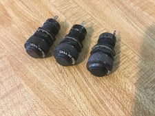 3pc Vintage Dash Panel Light Warbird Instrument Press To Test Military Trog Scta