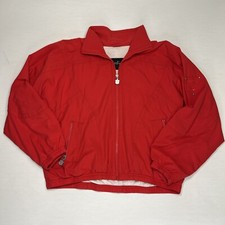Vintage Kaelin Red Athletic Collared Jacket Track/Ski Women's Size Large
