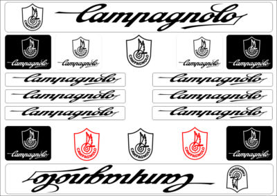 Adhésif Vintage Campagnolo Années 80 - Autocollant Sport, Made In Italy, état Neuf