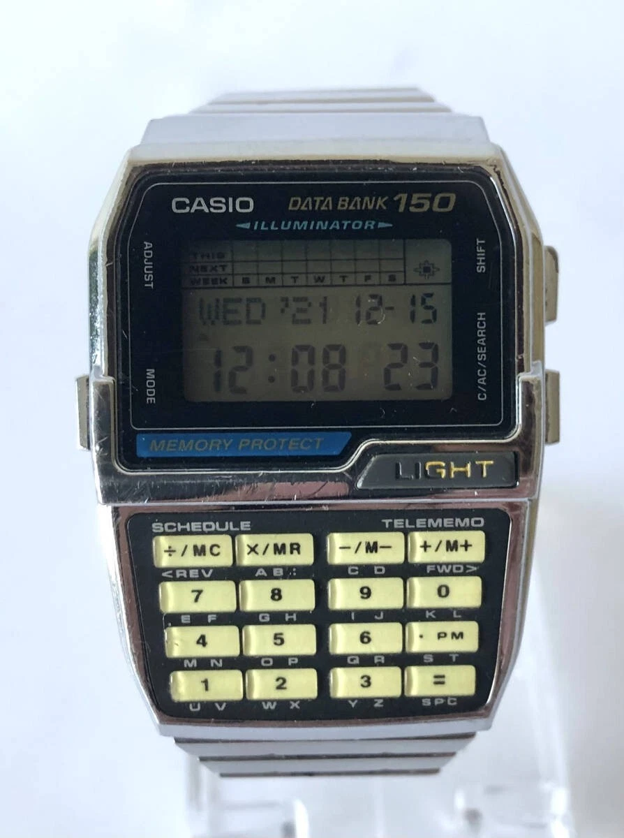 tweet biord byrde Casio Databank 150 Men&#039;s Calculator Watch DBC-1500 | eBay