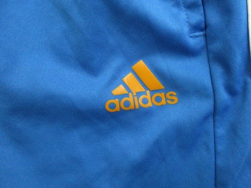 Adidas Shorts Extra Large Youth 18 Blue Athletic Pockets Logo Modern Fit Boys XL - Picture 3 of 12