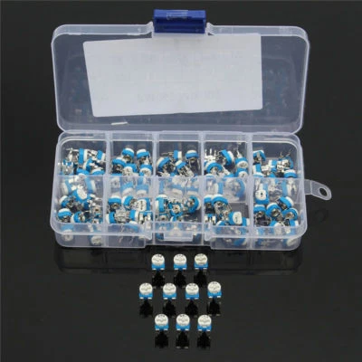 100Pcs RM065 Potentiometer Sortiment Kits 10 Werte variabler Widerstand