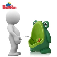 Baby Potty Training Toilet Trainer Kids Boys Pee Training Frog Urinal Bathroom