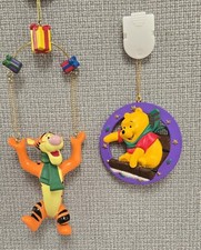 Winnie the Pooh and Friends Christmas Tree Ornaments Lot of 2 Pooh  Tigger