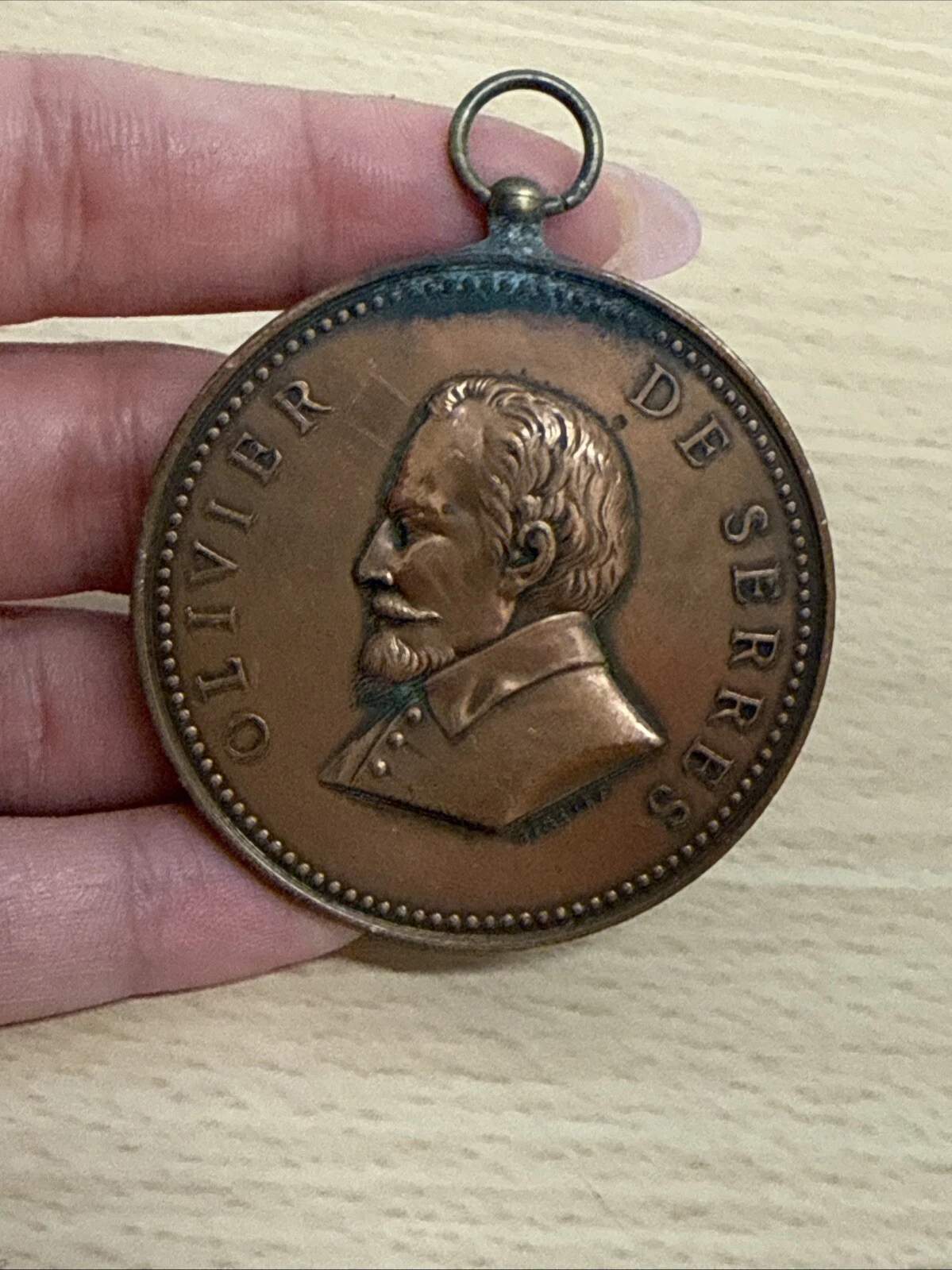 Médaille Olivier De Serres Comice agricole de l’arrondissement En Cuivre