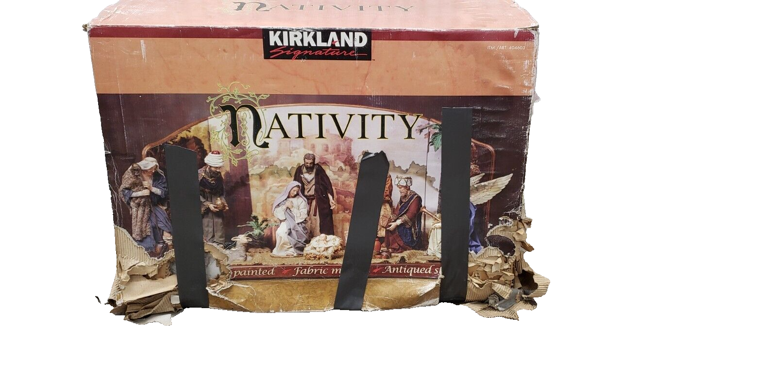 Kirkland Signature Nativity Set Fabric Mache Hand Painted 404603 eBay