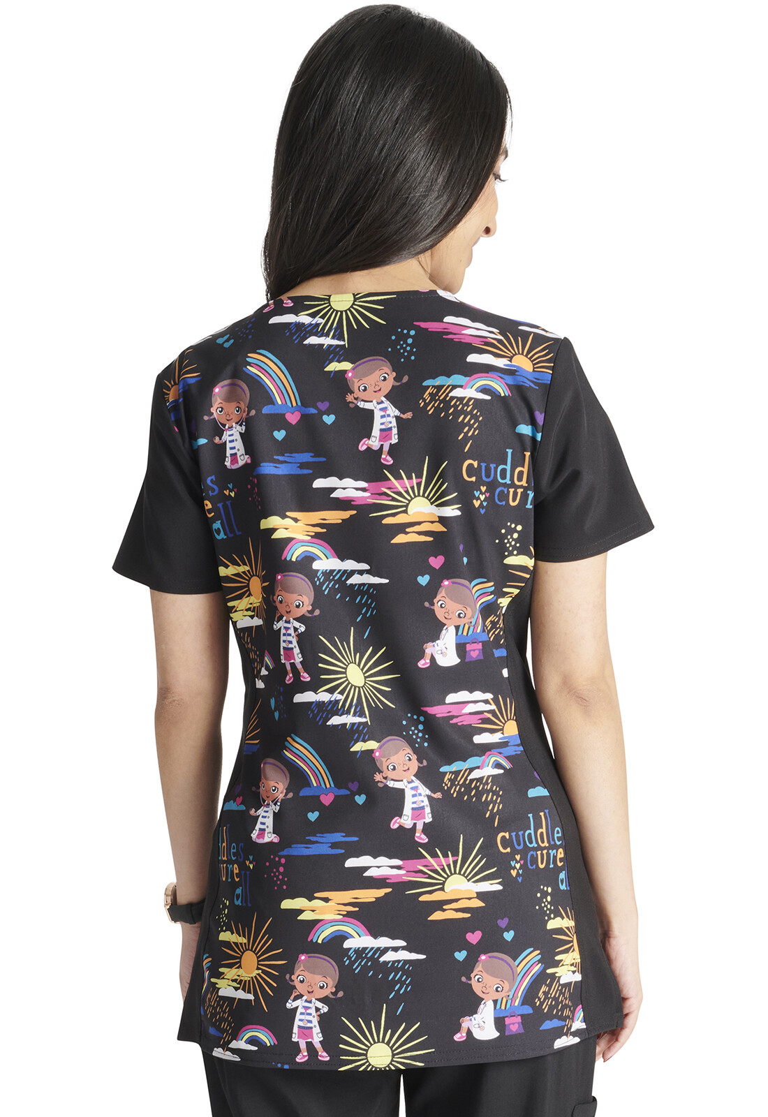 Doc McStuffins Cherokee Scrubs Disney Tooniforms V Neck Top TF757