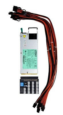 92% Platinum 1100 Watt Power Supply for GPU Open Rig Mining Ethereum