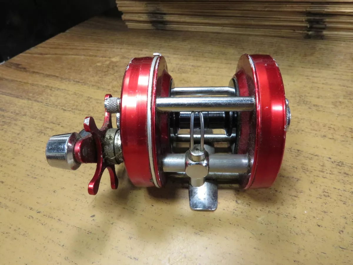 Vintage Red ABU Garcia Ambassadeur 5000a Fishing Reel Made in Sweden