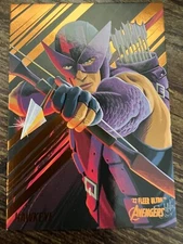 2022 Marvel Fleer Ultra Avengers 🟠 HAWKEYE #28 🟠 Orange Foil  384/549