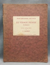 LE VISAGE PENSIF - JEAN-THÉODORE BRUTSCH - BOIS GRAVÉS DE A. MAIRET - E.O. 1929
