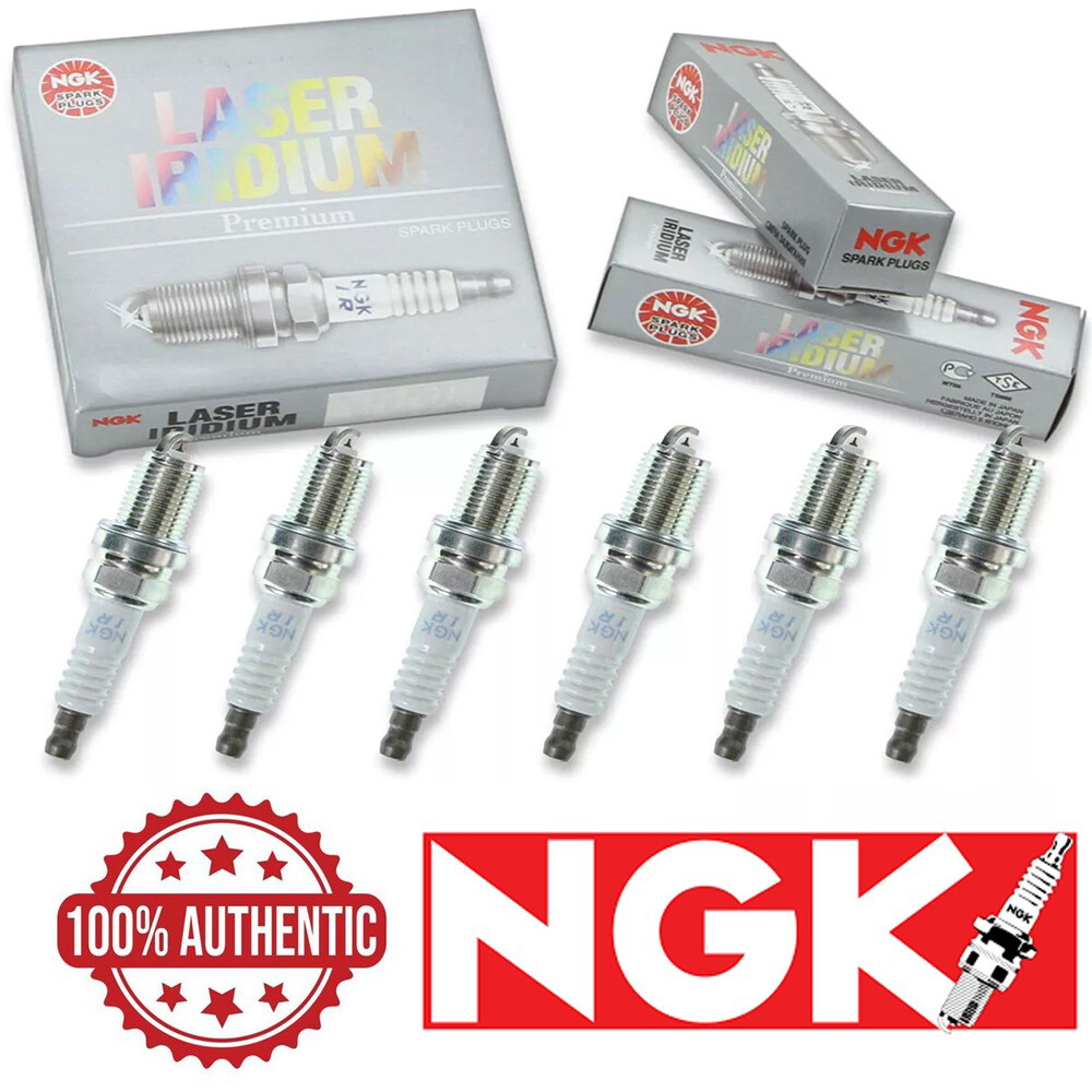Genuine NGK Laser Iridium Spark Plug 6PCS for Jaguar Mitsubishi Nissan Porsche