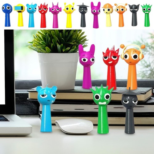 12pcs/set Sprunki Model Toy Sprunki Action Figures Toy Kid Christmas Gift 3.1'' - Picture 2 of 11