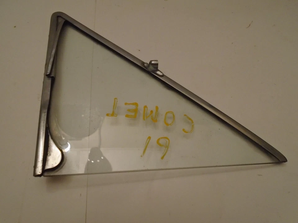 1961 OEM MERCURY COMET LH FRONT VENT WINDOW - Изображение 3 из 4