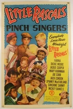 The Little Rascals: The Pinch Singer (1951) Original Movie Poster Folded 27x41