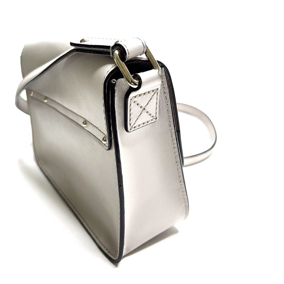 *Elegante Cartera Bandolera KATE SPADE Essex Scout Cuero Blanco Crema de Lujo Foto 3 de 4