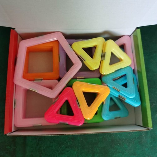 New 40Pcs Magnetic Tiles Building Blocks Kids Toys Gifts For Boy Girls Birthday - Picture 11 of 12