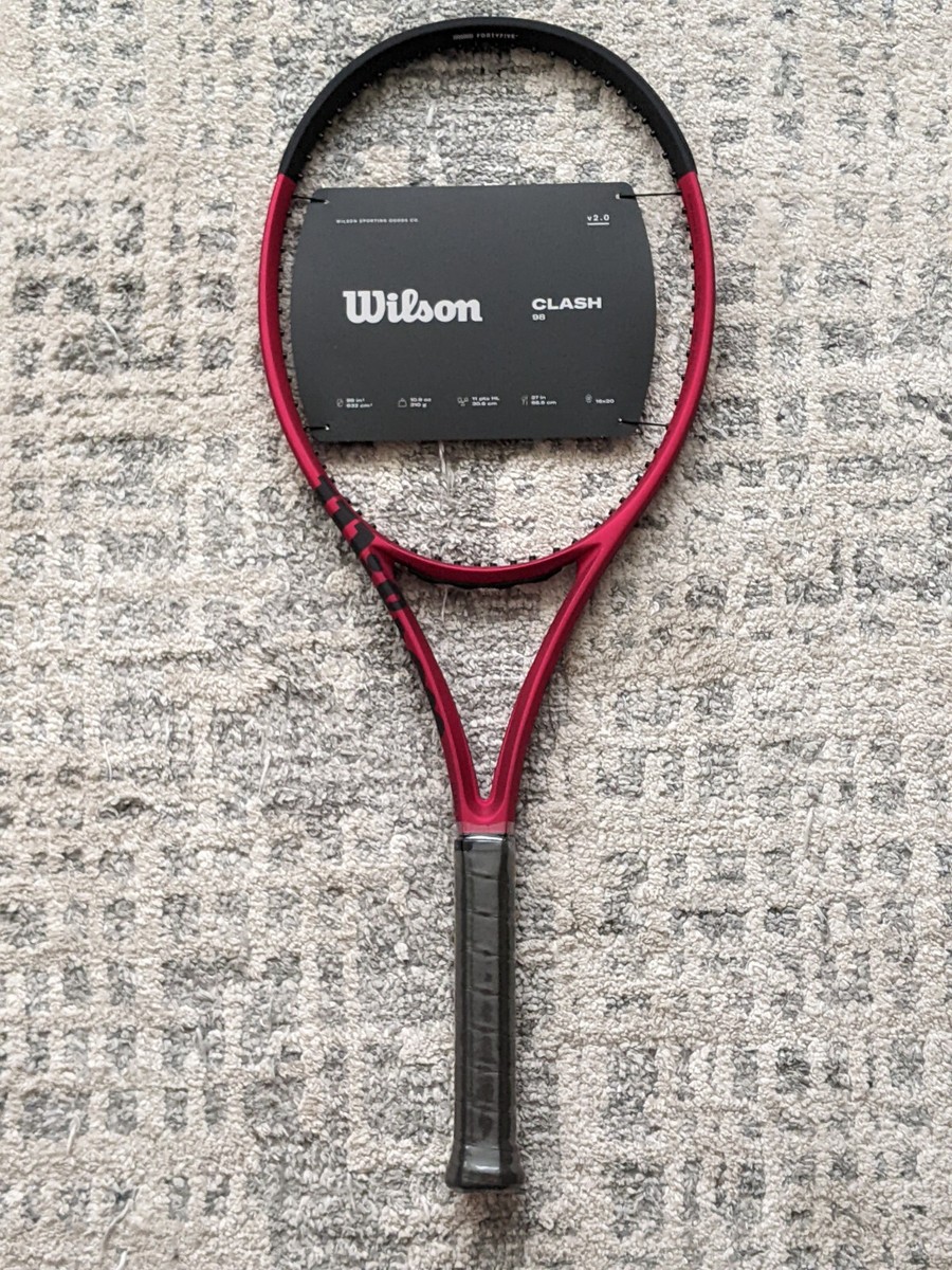 Raquette De Tennis Wilson Clash 98 V2 - Taille 4 1/4 (4 3/8), Neuf Sous Blister