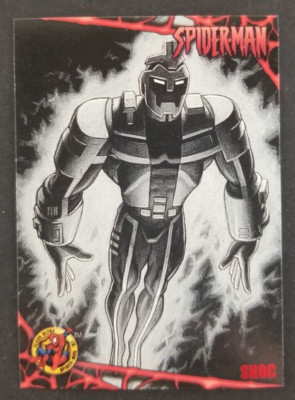 Shoc 1997 Marvel Fleer Ultra Spiderman Card #8 (NM)
