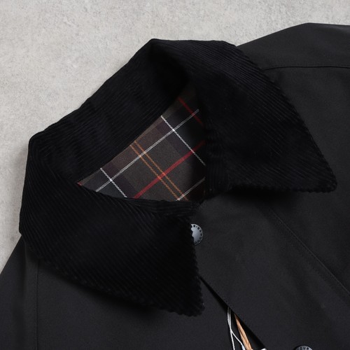 BARBOUR TRANSPORT UNISEX REVERSIBLE BLOUSON BLACK - Picture 11 of 21