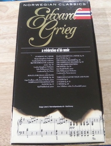 Norwegian Classics Edvard Grieg 150th Anniversary of his birth 4 CD Boxed Set - Foto 3 di 3