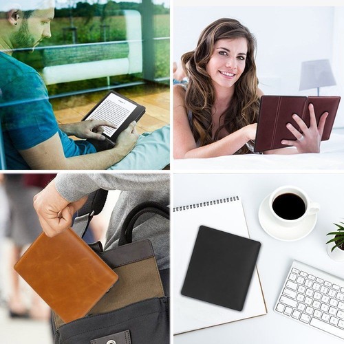 For Amazon Kindle Oasis 9th Gen 2017 Release Genuine Leather Slim Case Cover - Picture 12 of 18