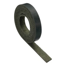 Full Grain Leather Strap, 0.4 Inches Wide x 51 Inches Long, Dark Green