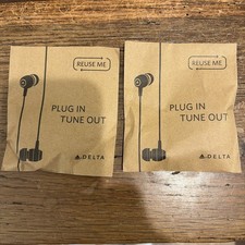 2 Brand New Delta Ear Plugs 