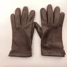 Fleece Lined Winter Dress Gloves Edge Stitched