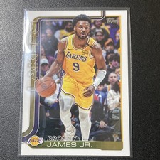 2025-26 Topps Bronny James Jr. Los Angeles Lakers #152 Basketball NBA