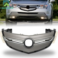 For Acura Mdx 2007-2009 Chromesliver Grille Front Upper Bumper Grill Plastic For Acura Mdx 2007-2009 Chromesliver Grille Front Upper Bumper Grill Plastic