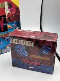 Nintendo Virtual Boy Console - Red and Black! With AC Adaptor Set! Tested Works!