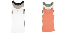 Felina Women's Ribbed Tank, 3-pack