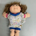 Cabbage Patch Kids Vintage Talking Doll 1987 Brown Hair Green Eyes Talks Doesn’t