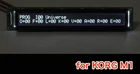 Korg M1 LCD Replacement High Brightness Black Negative LED Display Module