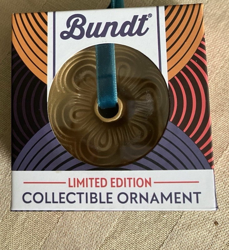 Nordic Ware Bundt Pan Collectible Ornament  Miniature Limited Edition