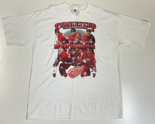 Vintage Detroit Red Wings 1997 Stanley Cup T Shirt Sz XL NWT Starter Made In USA