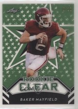 2018 Leaf Clear Rookies Green 5/10 Baker Mayfield #RC-02 uk2