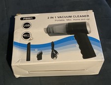 2 IN Mini Wireless Rechargeable Portable Vacuum Cleaner Home And Car New Boxed