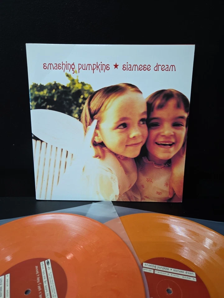 Smashing Pumpkins Siamese Dream 2lp Vinyl 1993 1st Press 'Orange Marble' EX Foto 2 de 4