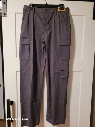 Thereabouts Boys Gray Cargo Pants NWT Button Front Size XL 18-20 Back To School - Picture 2 of 8
