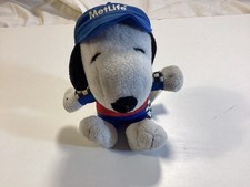 Snoopy MetLife Met Life Promo Plush Race Car Racecar Driver Outfit Peanuts Toy