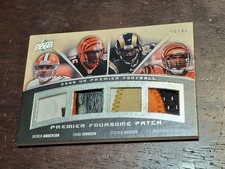 2008 UD PREMIER FOURSOME PATCH /45 JACKSON JOHNSON HOUSHMANZADEH ANDERSON GU
