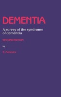 Dementia A Survey Of The Syndrome Of Dementia B. Mahendra Taschenbuch 240 S.