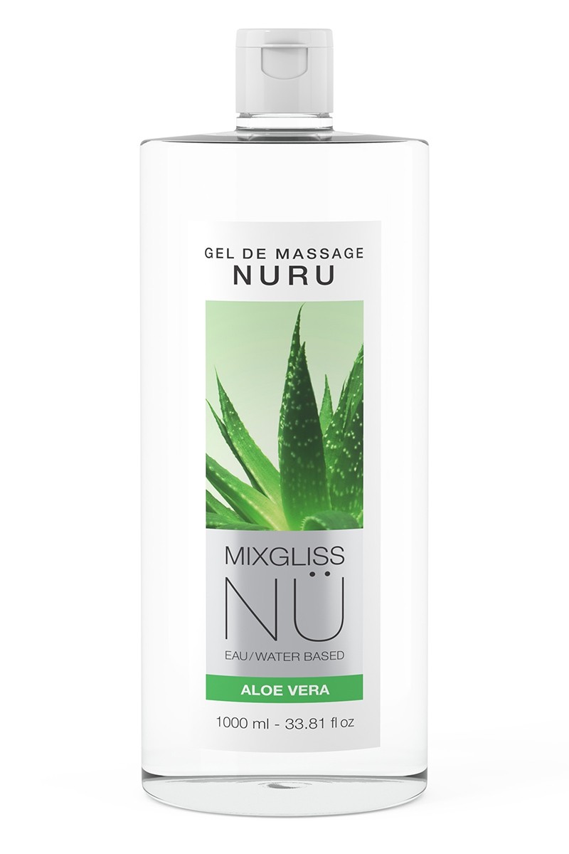 Gel massage Nuru Aloe Vera Mixgliss contre la peau sèche et les tensions
