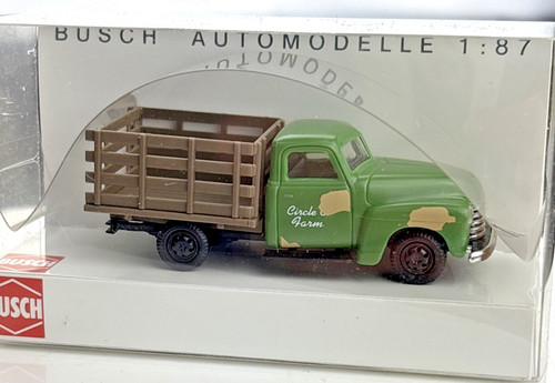Camioneta pick-up Chevrolet Busch 48208 HO Circle C Farm nueva en paquete | Zustand: New